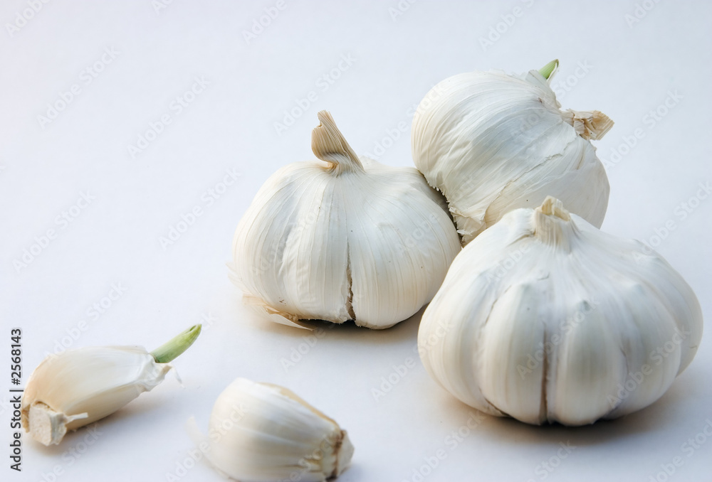 garlic bulbs and cloves garlic bulbs and cloves