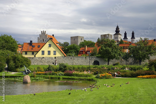 view from visby photo
