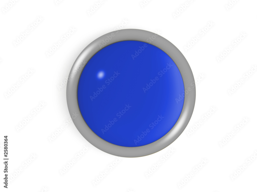 blue 3d button