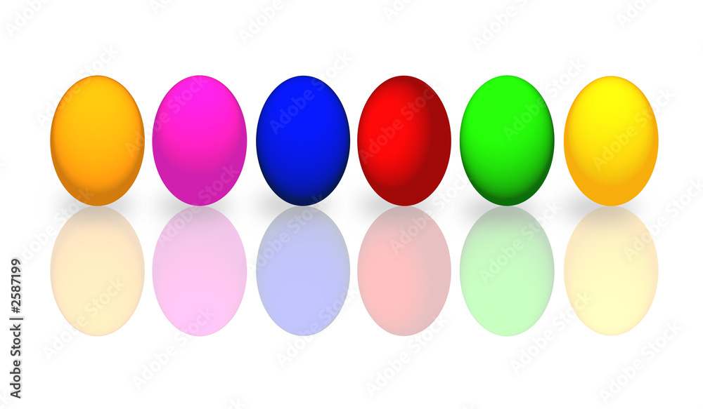 bunte eier - multicolored eggs