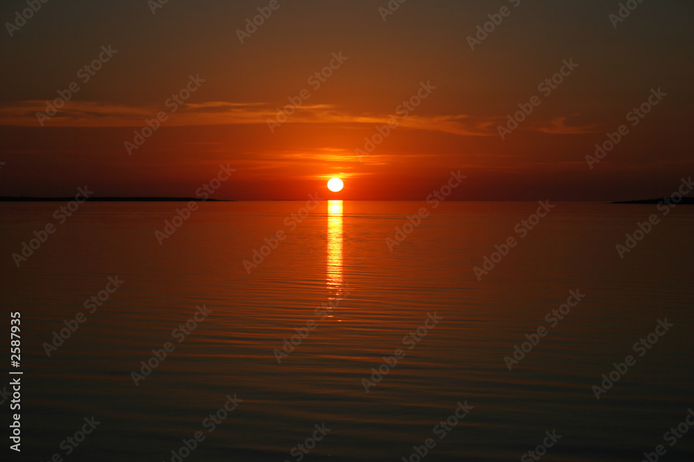 Fototapeta premium sea sunset