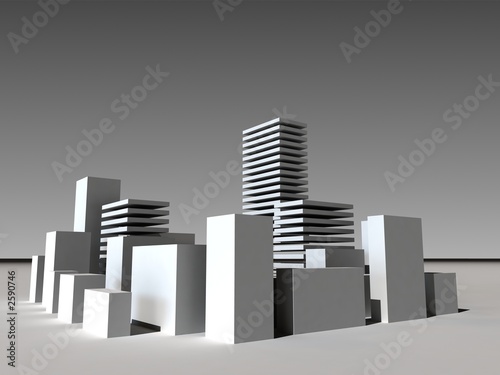 downtown city model