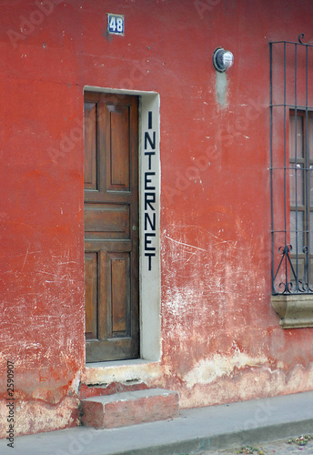 internet cafe, antigua