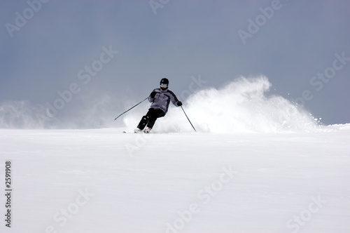 skiing