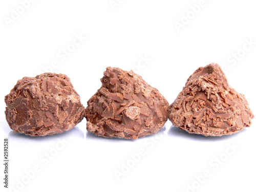 three belgian truffles