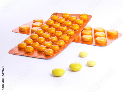 yellow pills photo