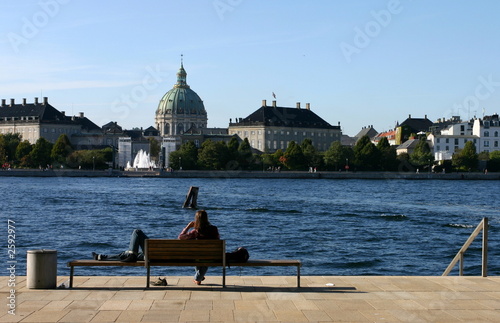 chilling at copenhagen opera