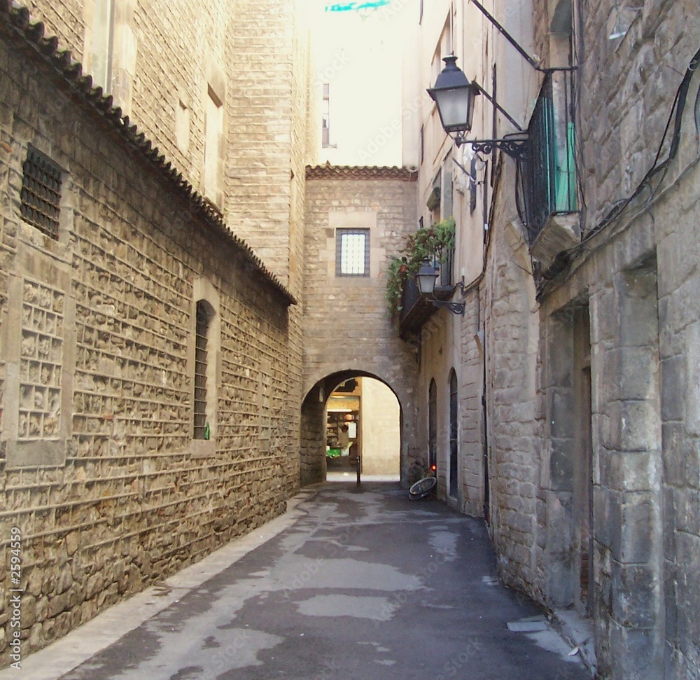 old corner of barcelona