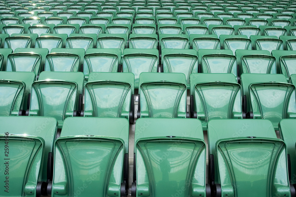Fototapeta premium stadium seats empty