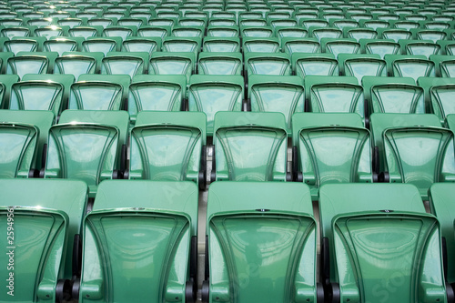 stadium seats empty