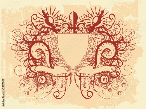grunge style border