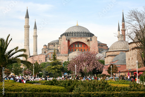hagia sophia in istanbul, turkey photo
