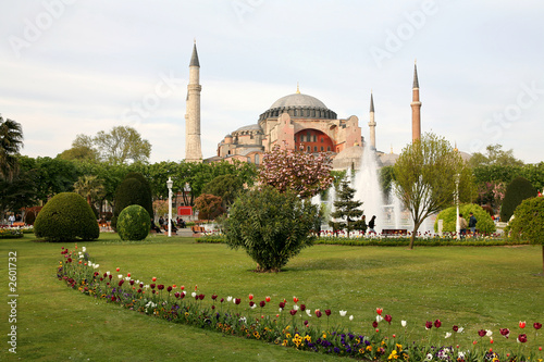 hagia sophia in istanbul, turkey. photo