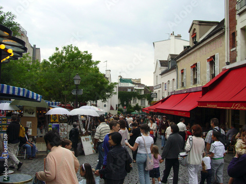 Obraz na plátně Montmartre by Day, Paris, France