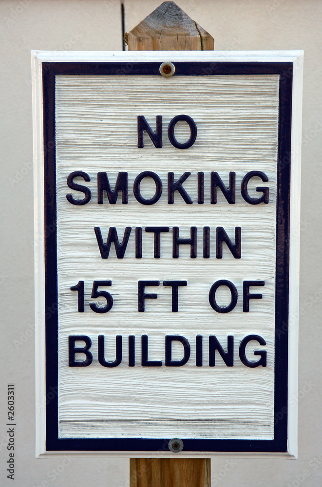 no smoking sign