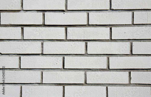 white bricks
