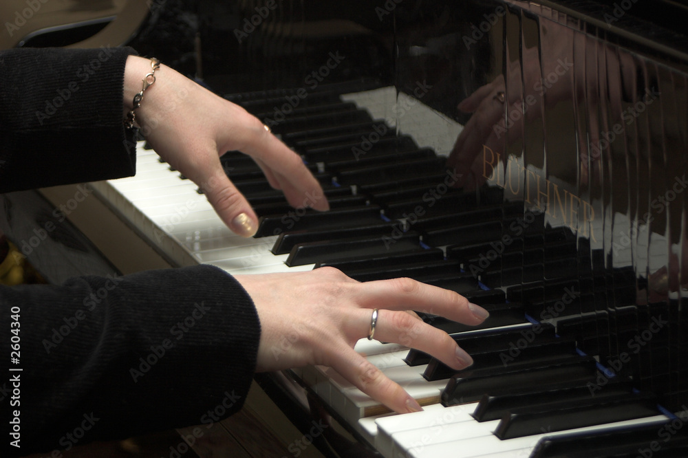 Fototapeta premium hands of the pianist