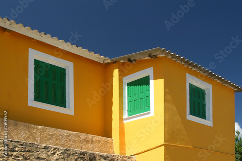 yellow house