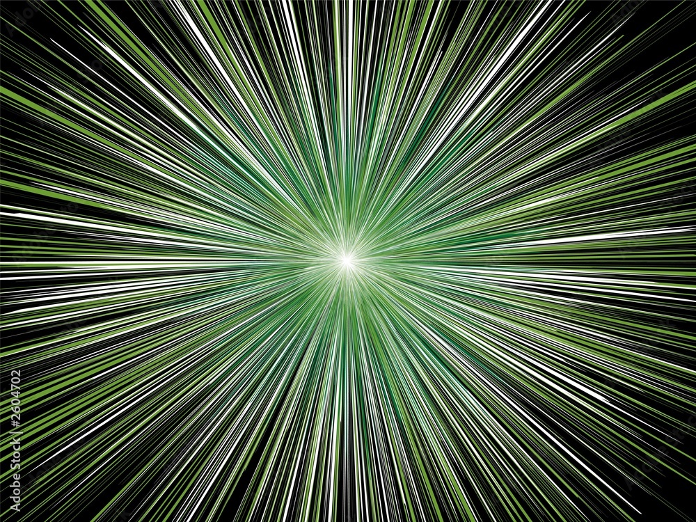 Obraz premium explosion green