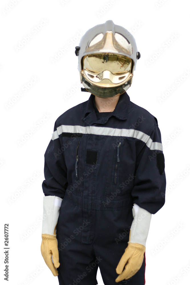 Fototapeta premium pompier casqué