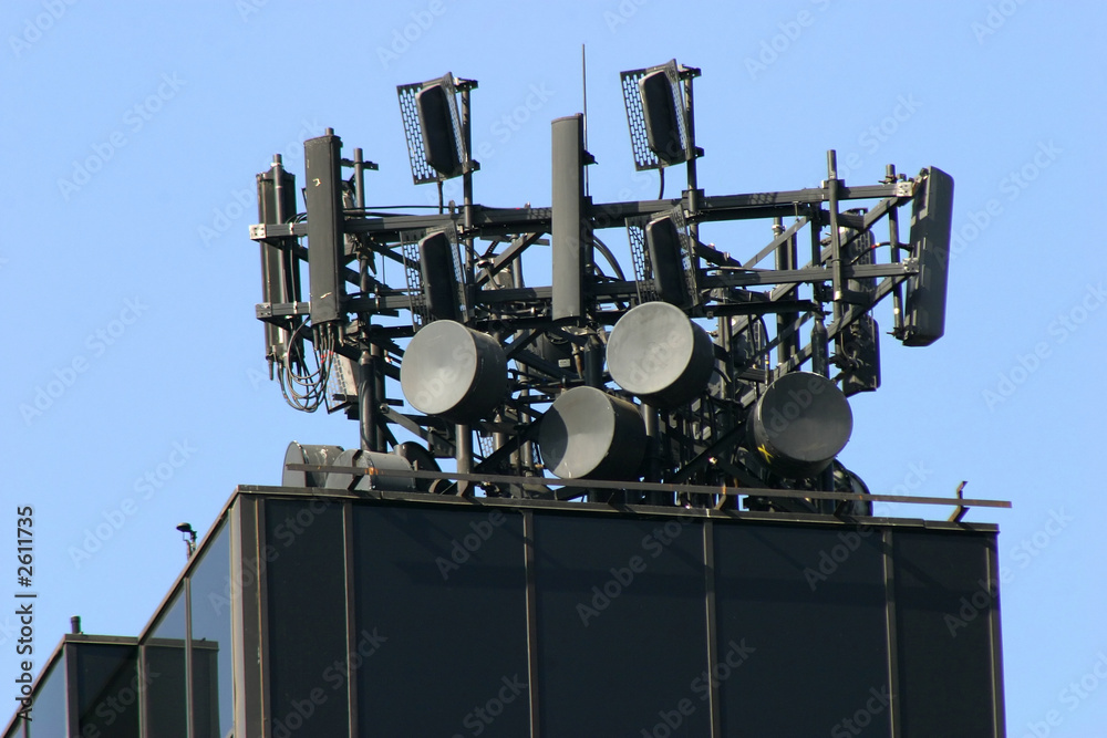 antennas on the roof