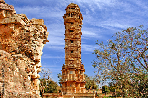 india, chittorgarh: vijay stambh