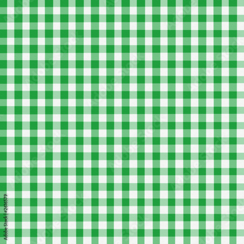 green gingham