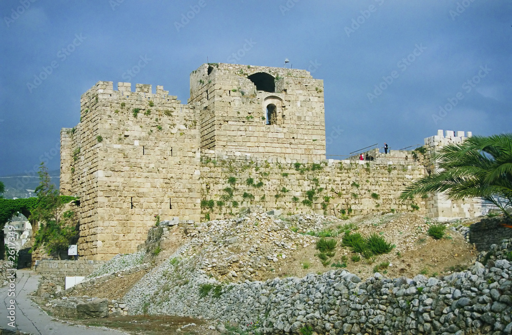 crusader castle in byblos