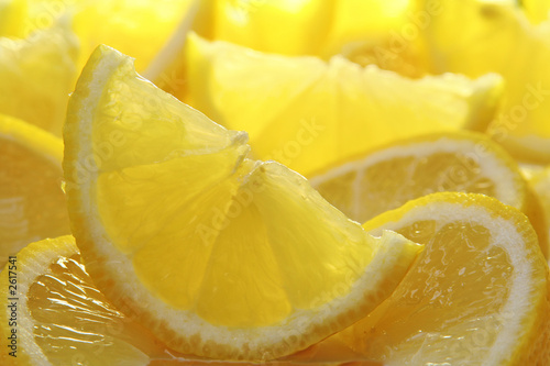 freshly sliced lemons. #2617541