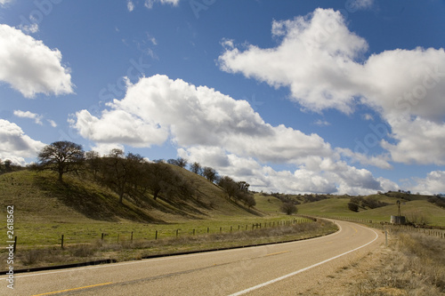 curve on a country road