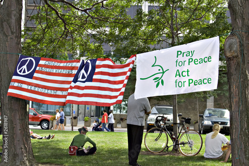 peace flags