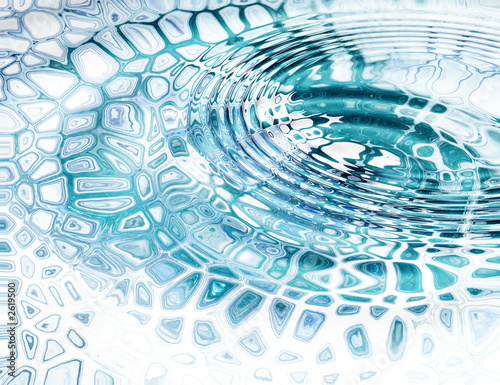 blue water