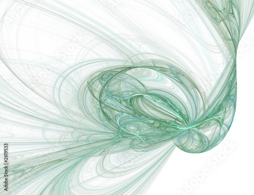 green graphic illustration