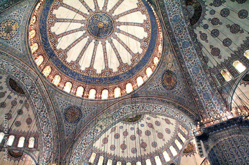inside the blue mosque, istanbul