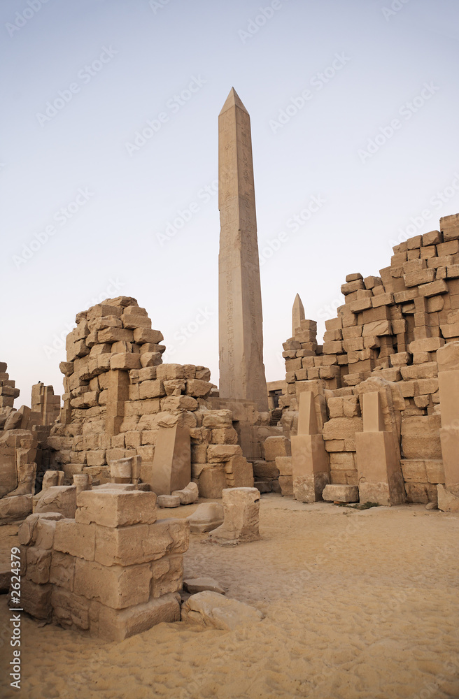 obelisk of the karnak temple