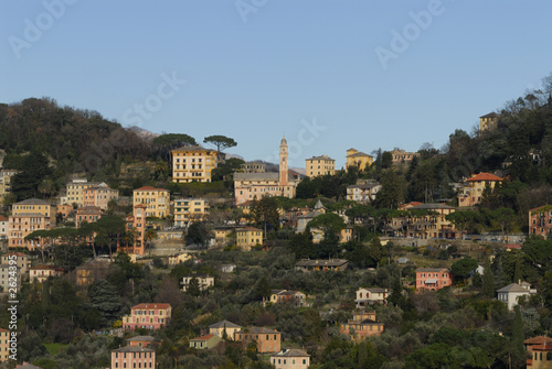 Obraz na plátně ruta di camogli genova