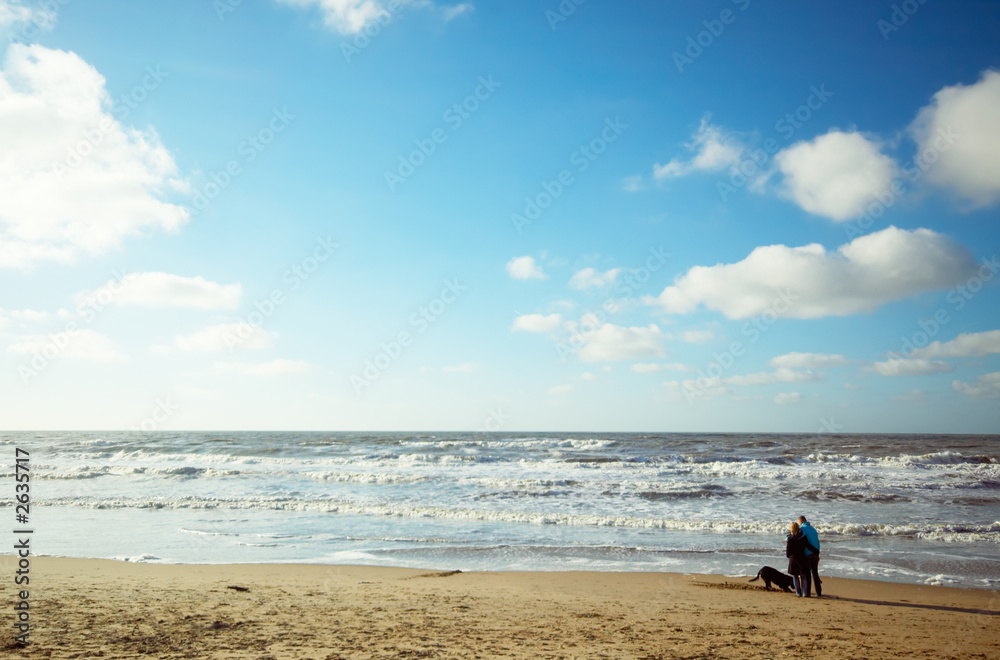 couple on the beach