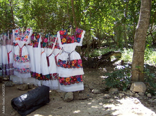 souvenirs at chichen itza photo
