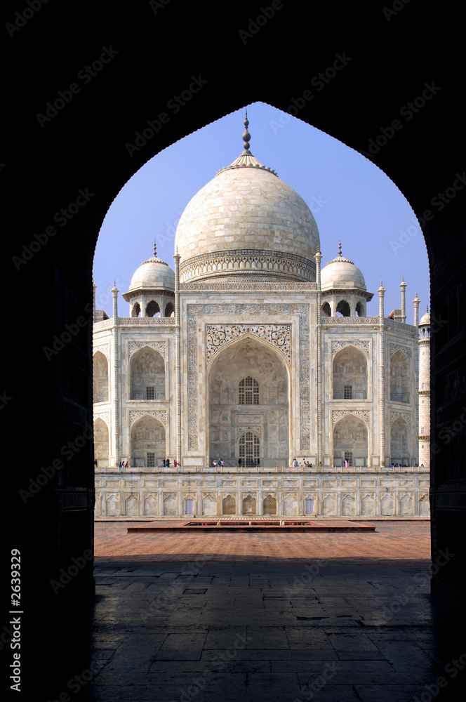 Fototapeta premium india, agra: taj mahal