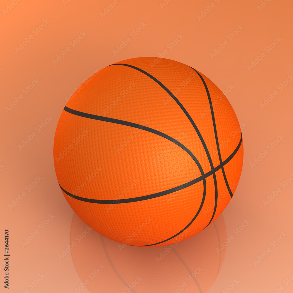 basketball ball isolated on glossy basketball ball isolated on glossy
