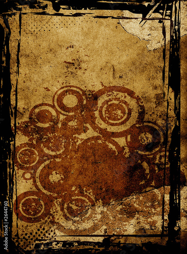 grunge circles illustration...