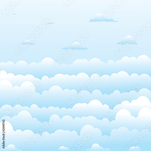 fluffy clouds