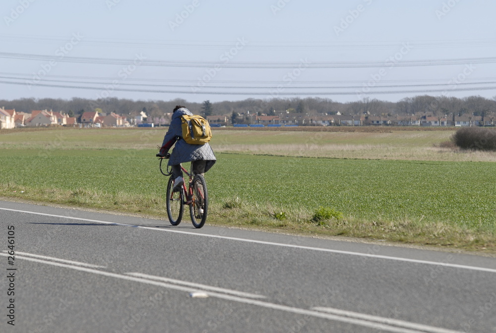 Obraz premium cycliste