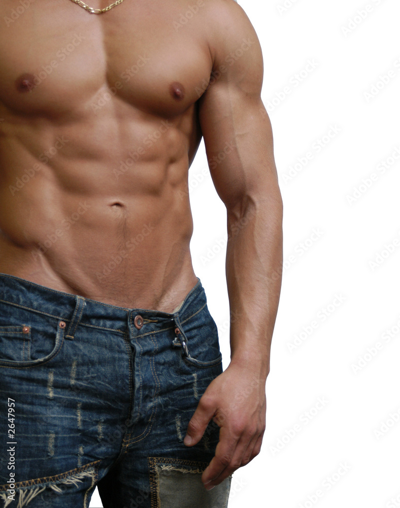 muscular male torso