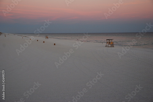 dusk on the gulf of the mexico