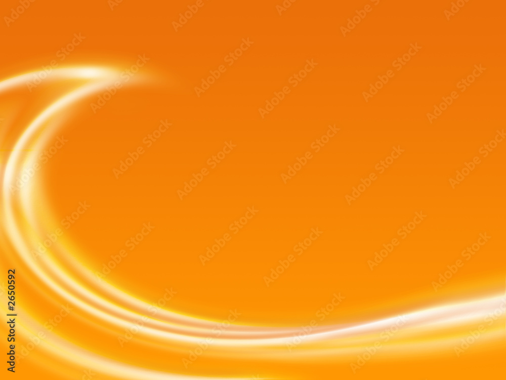 background wave line orange