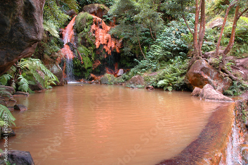 exotic natural pool in the azores
