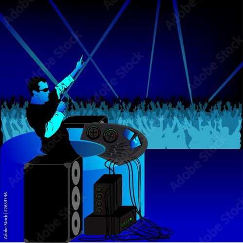dj party blue
