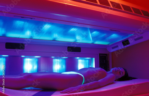 Fotografie abbronzatura nel solarium