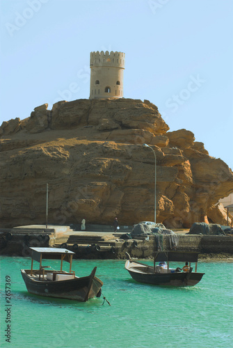 boat to the old tower in sur